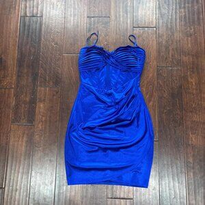 Women's Royal Blue Mini Dress